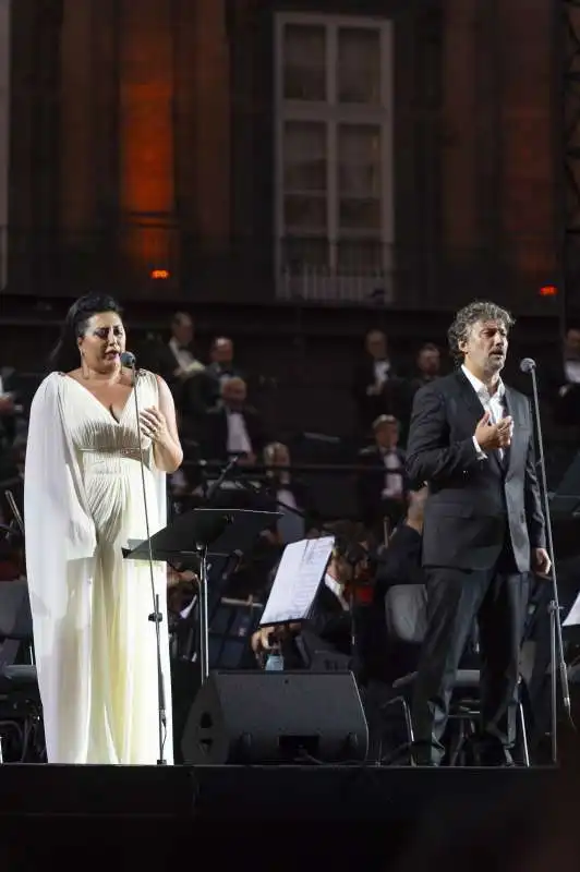 aida in piazza del plebiscito a napoli   ph francesco squeglia 