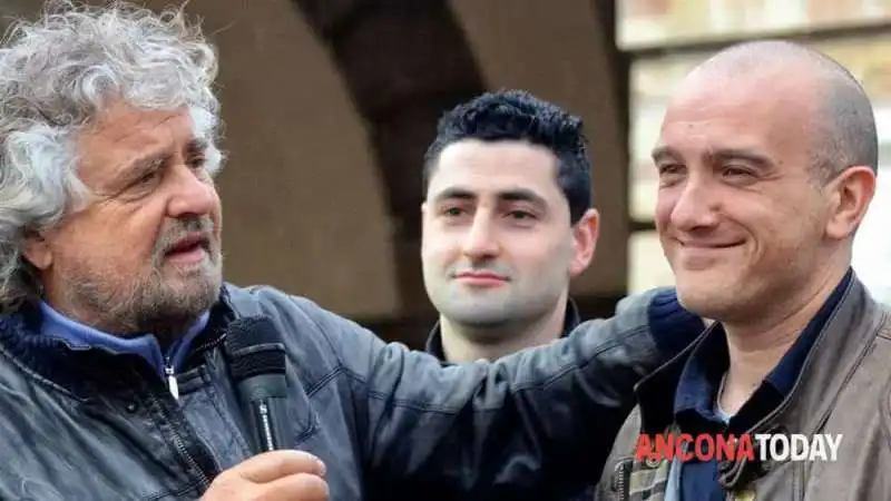 BEPPE GRILLO E GIAN MARIO MERCORELLI