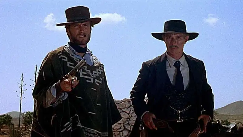 clint eastwood lee van cleef   per qualche dollaro in piu'