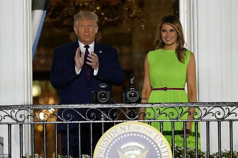 donald e melania trump   convention repubblicana 2020 