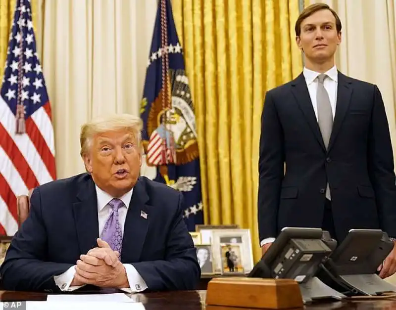 donald trump e il genero jared kushner 