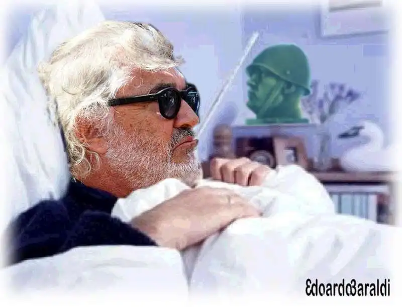 FLAVIO BRIATORE POSITIVO AL CORONAVIRUS BY EDOARDOBARALDI