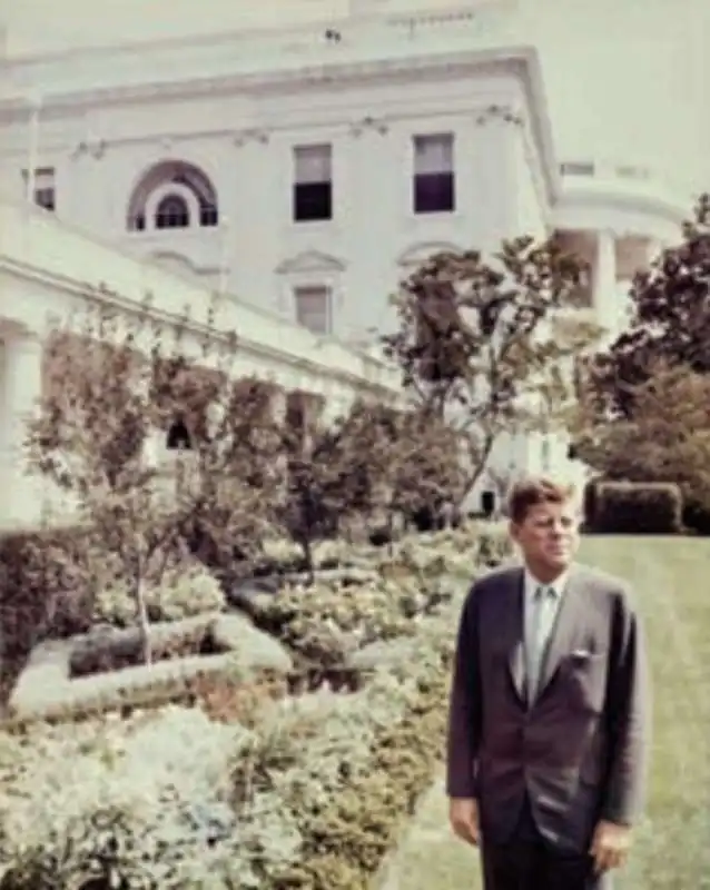 john fitzgerald kennedy al giardino delle rose