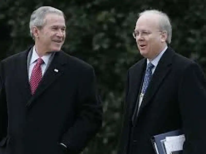 karl rove e george w bush