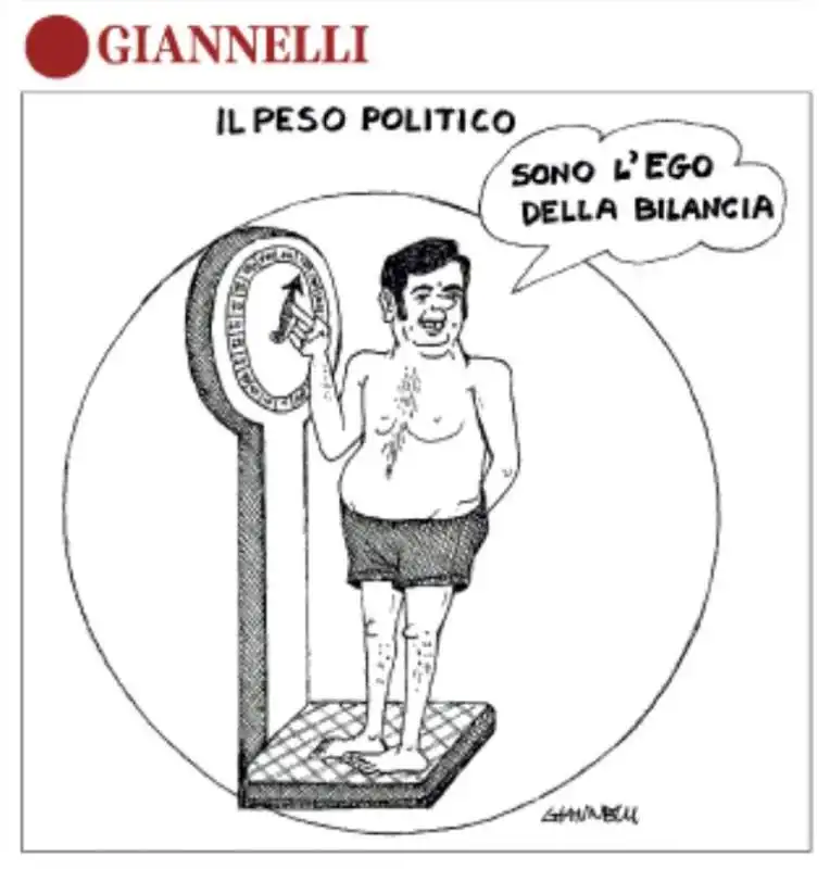 L'EGO DI MATTEO RENZI BY GIANNELLI