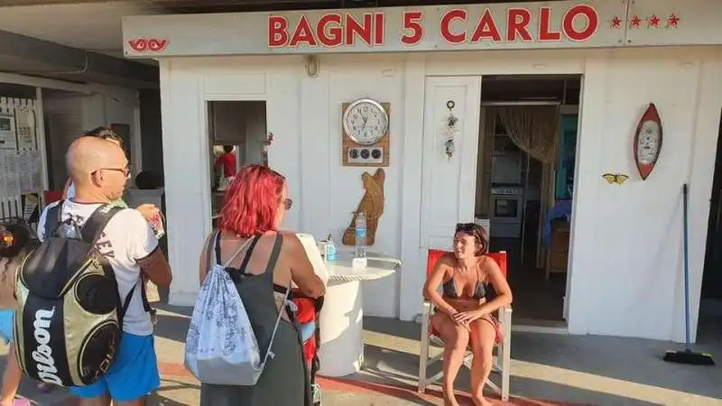 lo stabilimento di cattolica dove ha partorito la turista austriaca 