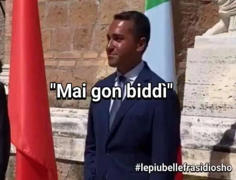 LUIGI DI MAIO  ABBRONZATISSIMO DOPO LE VACANZE BY OSHO