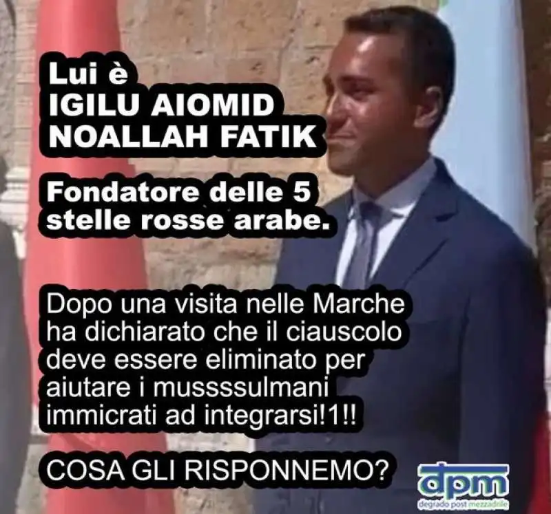 luigi di maio abbronzato   meme 1