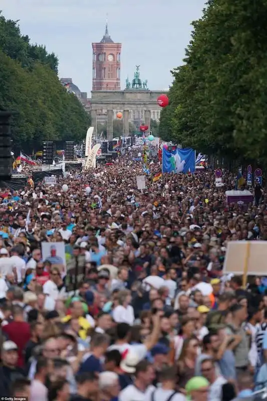 manifestazione negazionisti coronavirus berlino – 29 agosto 2020 2