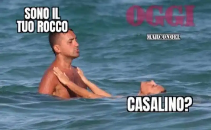 meme su di maio al mare con virginia saba