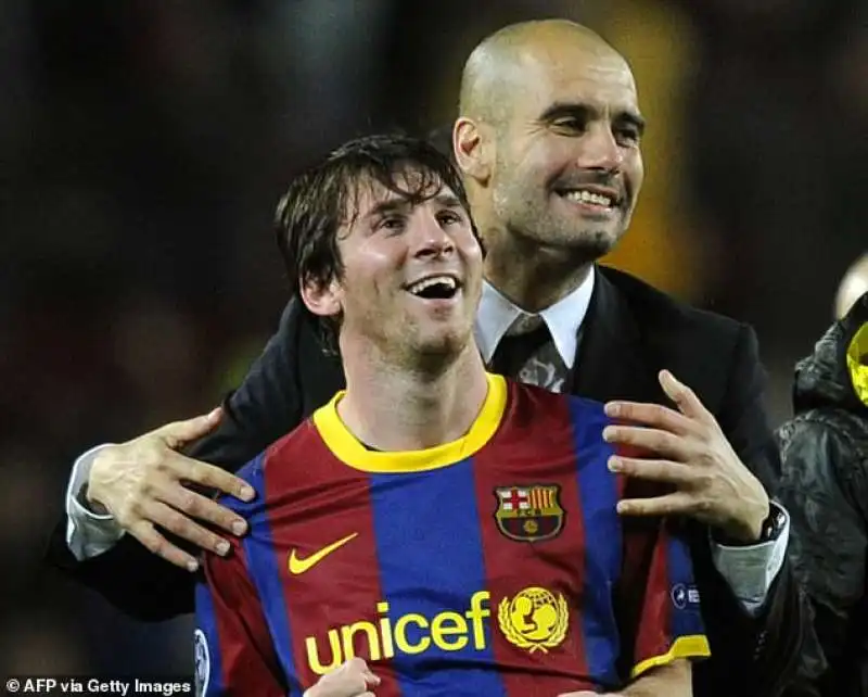 pep guardiola leo messi 