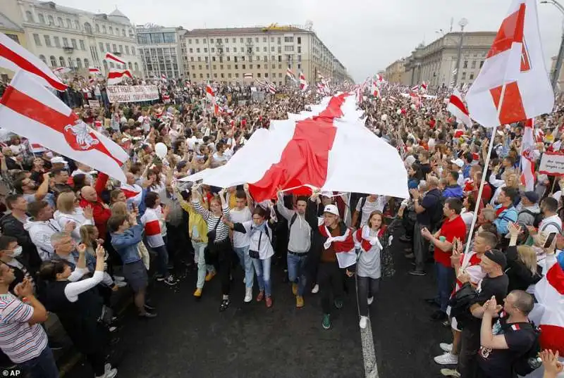 proteste in bielorussia   23 agosto 2020 12