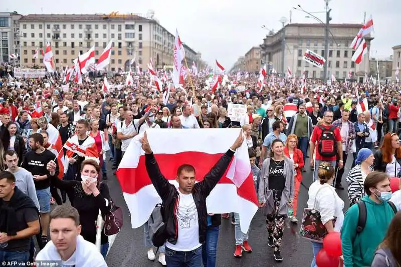 proteste in bielorussia   23 agosto 2020 16