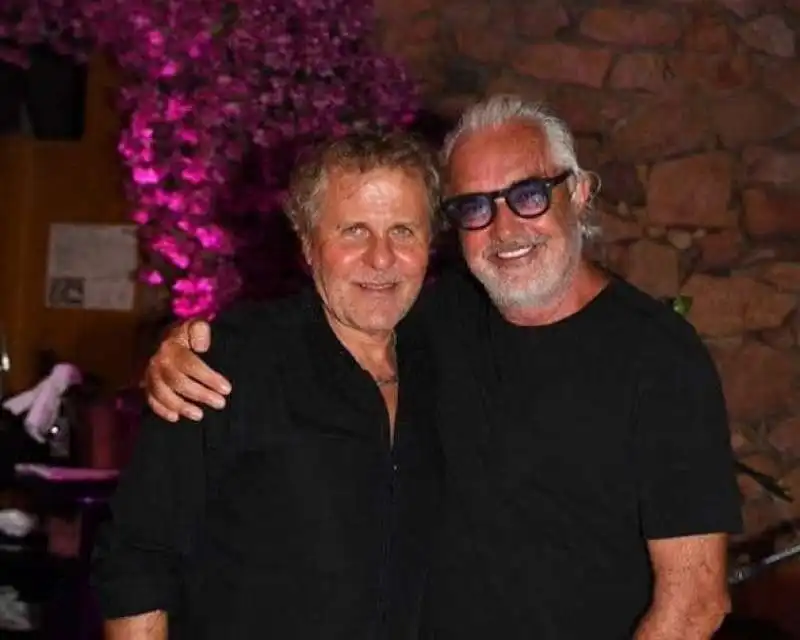 renzo rosso con flavio briatore 