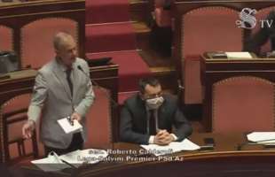 ROBERTO CALDEROLI IN SENATO