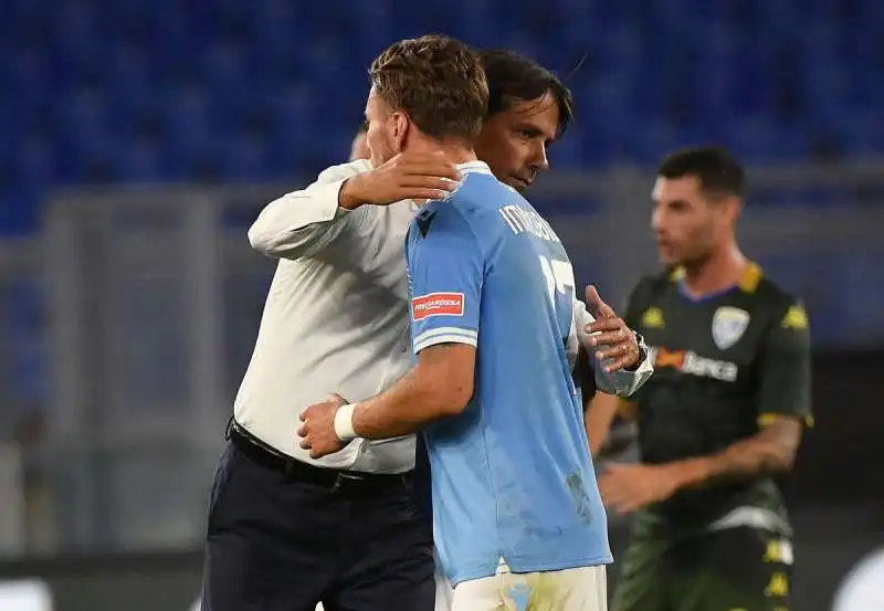 simone inzaghi e ciro immobile  foto mezzelani gmt042