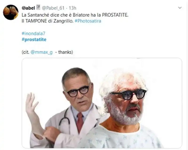 tweet sulla prostatite di briatore 3