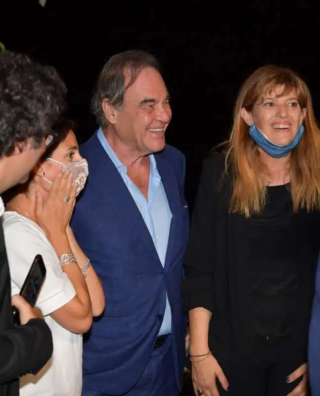 virginia raggi oliver stone fabia bettini  foto di bacco