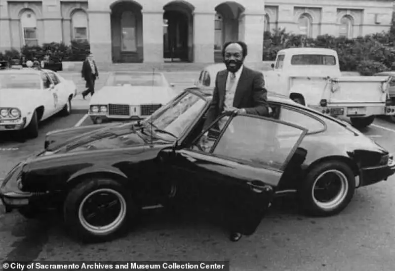 willie brown nel 1976 con la sua porsche 