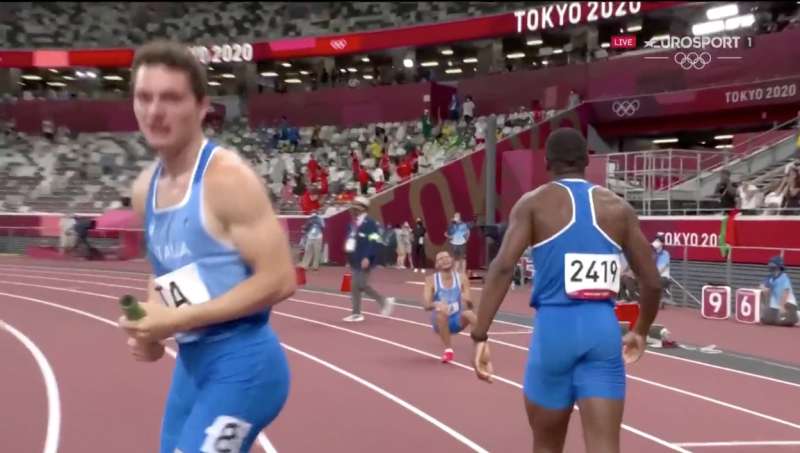 4x100 italia oro a tokyo 2020