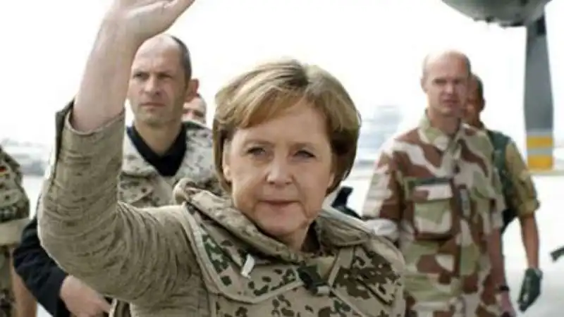 angela merkel in afghanistan