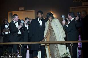 aretha franklin con il marito ted white (dal film respect)