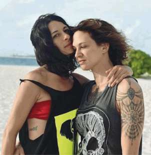 asia argento e angelica di majo 4