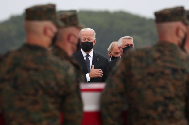 biden a dover per il rientro delle salme dei soldati da kabul 1