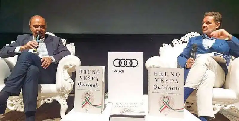 BRUNO VESPA ALLA PRESENTAZIONE DEL NUOVO LIBRO