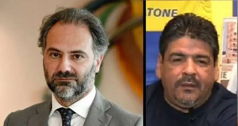 CATELLO MARESCA E HUGO MARADONA