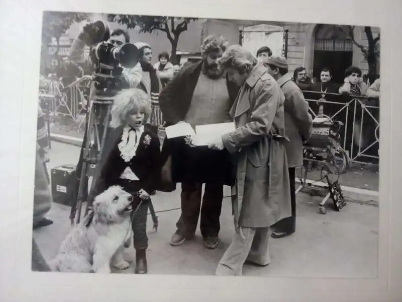 Ciro Ippolito e Alfonso Brescia sul set di lo scugnizzo