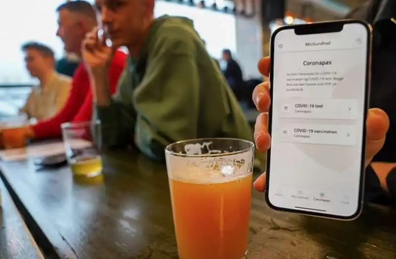 coronapass   il green pass danese 