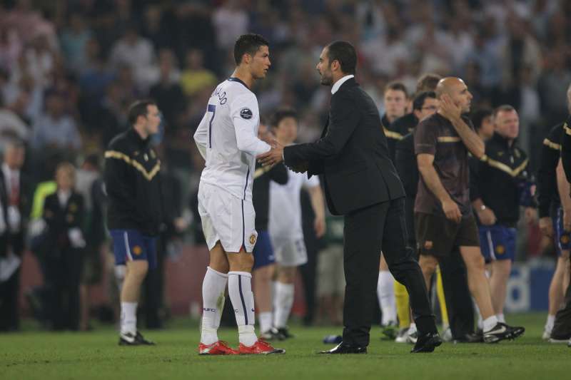 cristiano ronaldo e pep guardiola