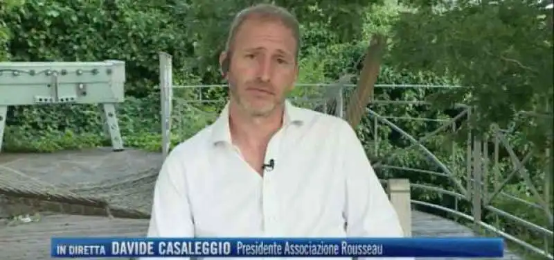 DAVIDE CASALEGGIO INTERVISTATO DAL TG4