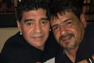 diego con hugo maradona