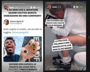 fedez contro sgarbi