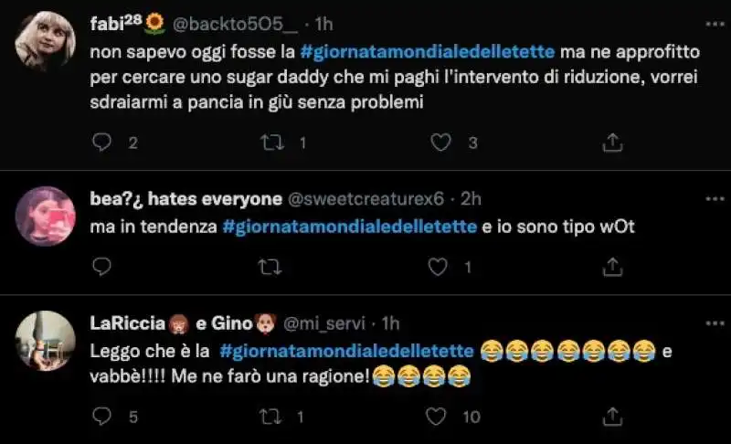 giornata mondiale delle tette   tweet 32