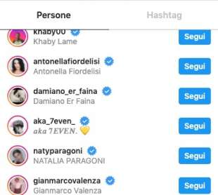 gli account seguiti su instagram da marcell jacobs 2