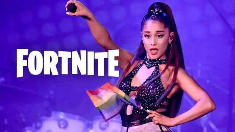 il concerto di ariana grande su fortnite 11