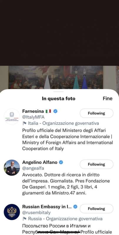 IL MINISTERO DEGLI ESTERI RUSSO TAGGA ALFANO DURANTE LA VISITA LAVROV DRAGHI