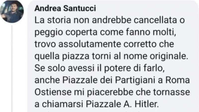 il post di andrea santucci su piazzale hitler