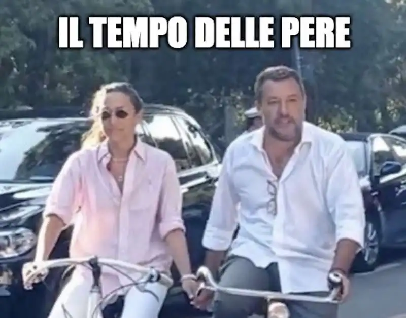 IL TEMPO DELLE PERE - FRANCESCA VERDINI MATTEO SALVINI MEME