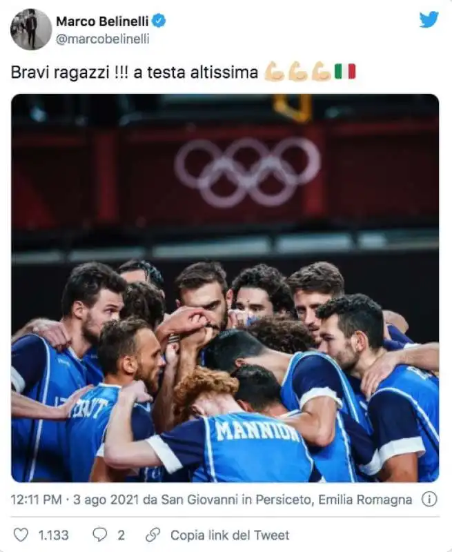 il tweet di belinelli