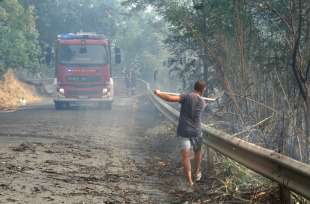 incendi a fuscaldo, in provincia di cosenza 1