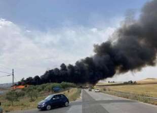 incendio borgo la martella matera