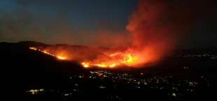 Incendio Monte Catillo Tivoli 2