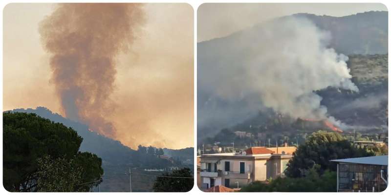 Incendio Monte Catillo Tivoli 4