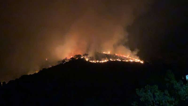 Incendio Monte Catillo Tivoli 5