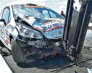 incidente rally dell appennino reggiano