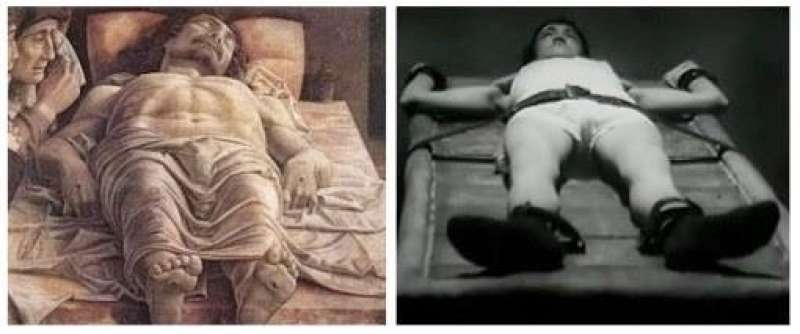 la morte di ettore su mamma roma come il cristo del mantegna